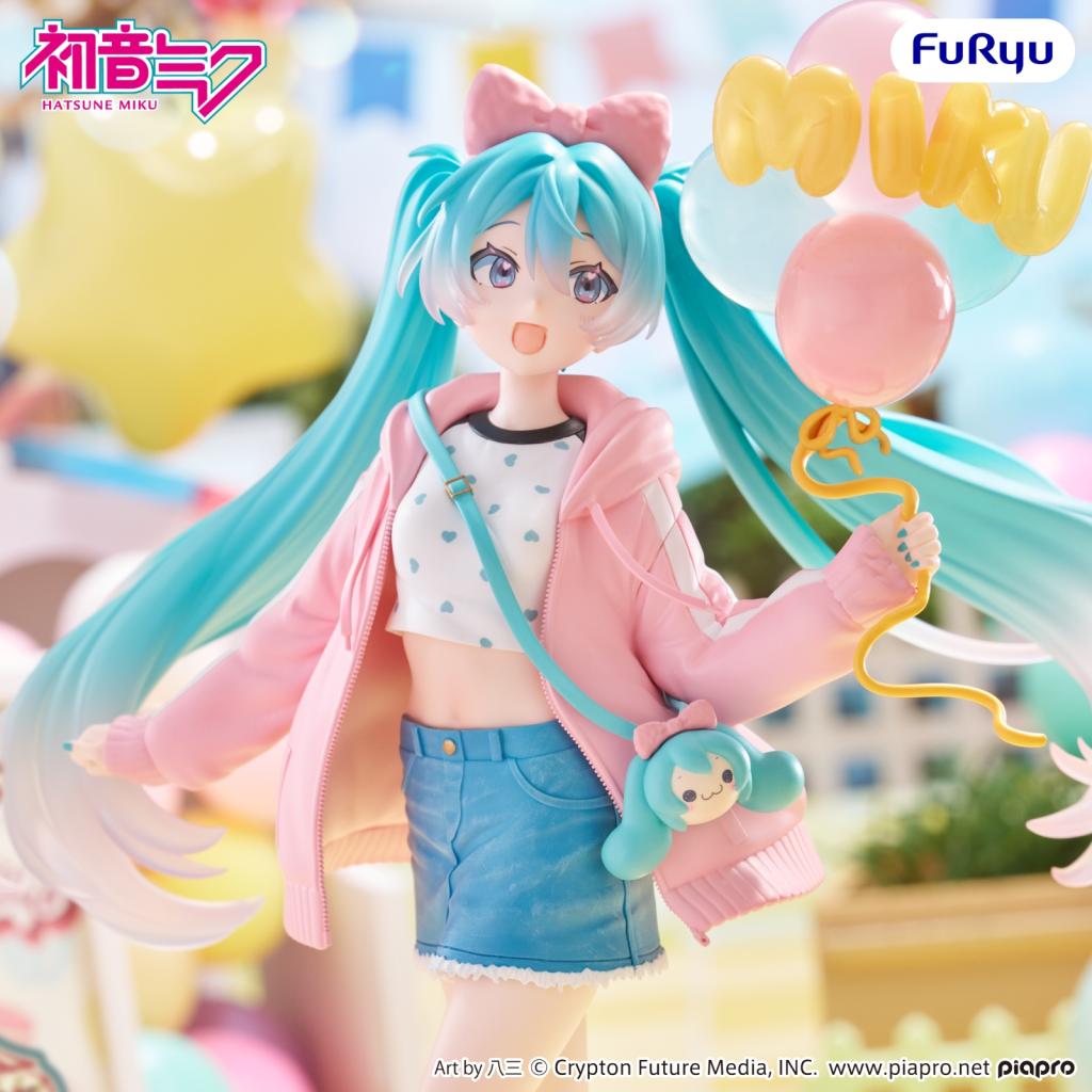 HATSUNE MIKU - Theme Park Date - Statue Muchute 19cm - 4