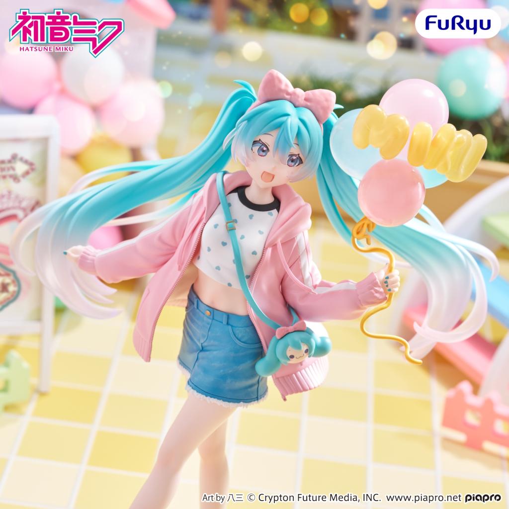 HATSUNE MIKU - Theme Park Date - Statue Muchute 19cm - 5