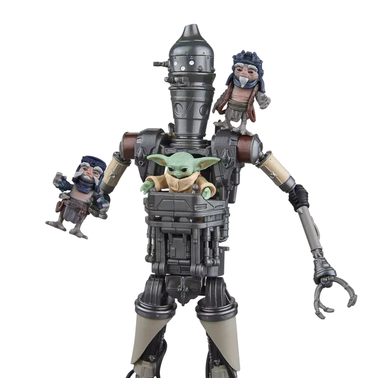 THE MANDALORIAN - IG-12 & Grogu - Figurine Black Series 15cm - 4