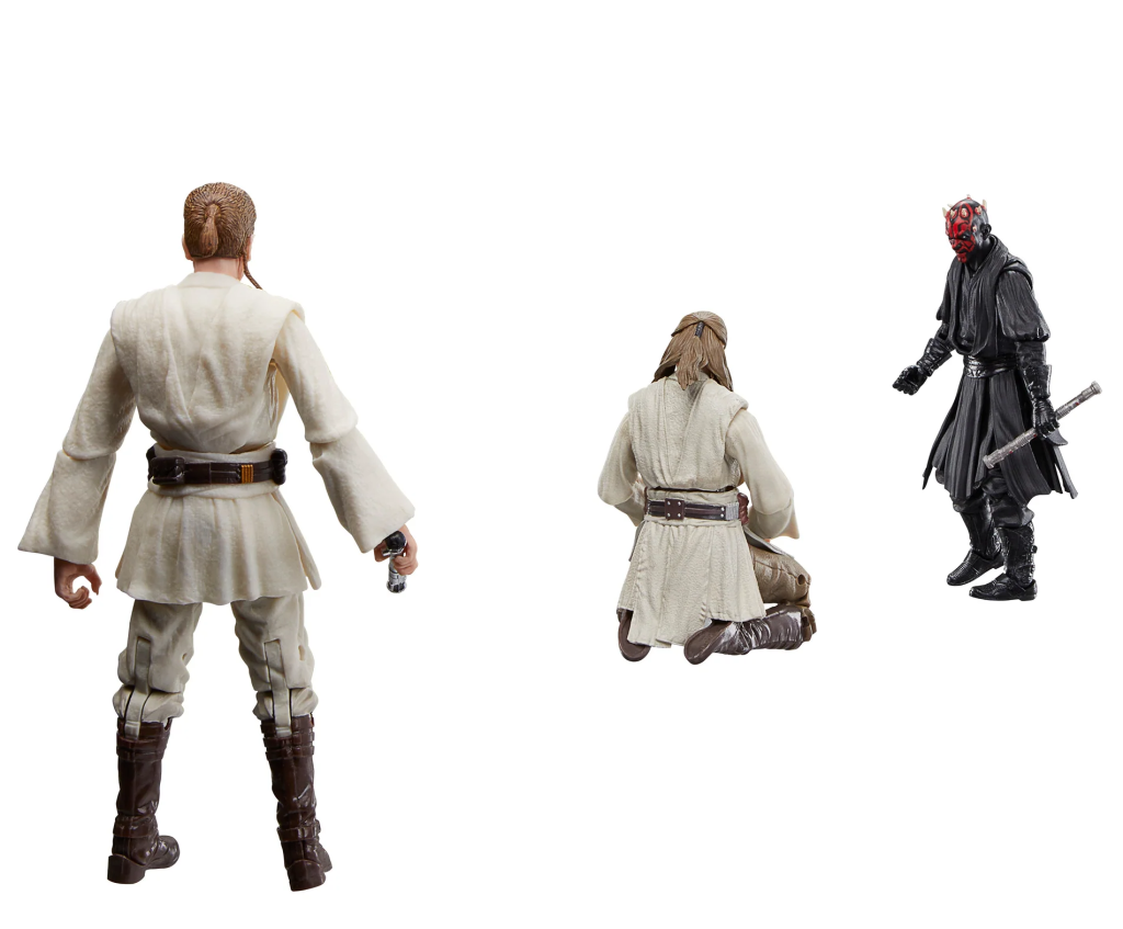 STAR WARS - Obi-Wan, Dark Maul, Qui-Gon- 3 Fig. Pack Black Series 15cm - 3