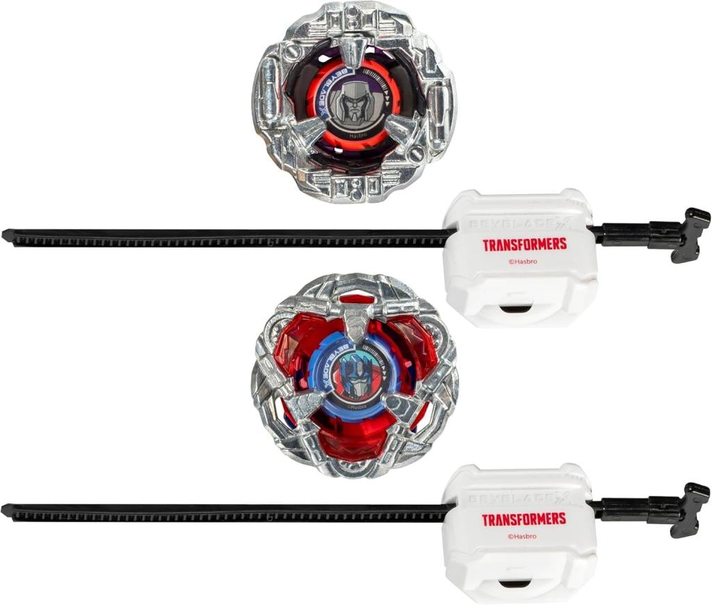BEYBLADE X - Optimus Prime 4-60P & Megatron 4-80B - 2