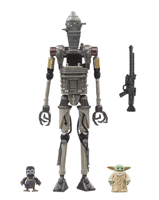 THE MANDALORIAN - IG-12, Grogu & Anzellan -Fig Vintage Collection 10cm - 4