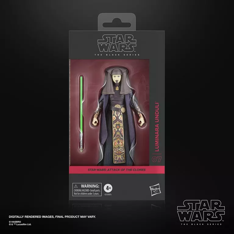 STAR WARS 2 - Luminara Unduli - Figurine The Black Series 15cm - 2
