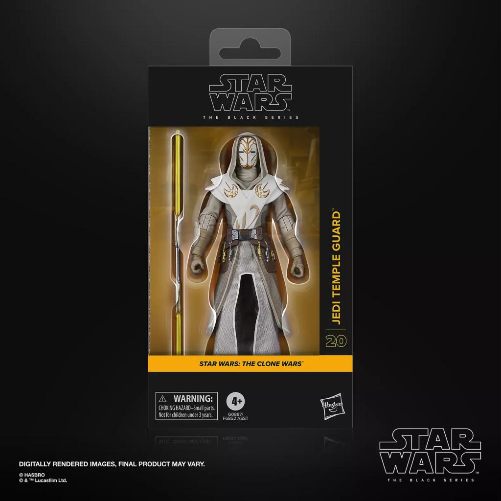 THE CLONE WARS - Garde du Temple Jedi - Figurine Black Series 15cm - 2