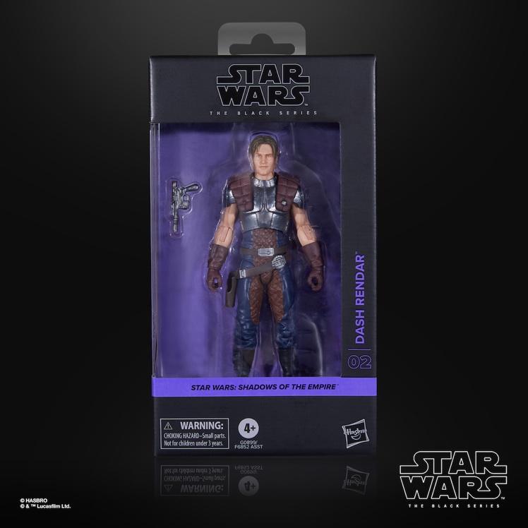 STAR WARS SHADOWS OF THE EMPIRE - Dash Rendar - Fig. Black Series 15cm - 2