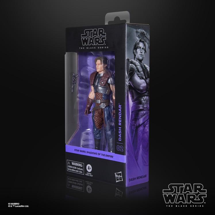 STAR WARS SHADOWS OF THE EMPIRE - Dash Rendar - Fig. Black Series 15cm - 5