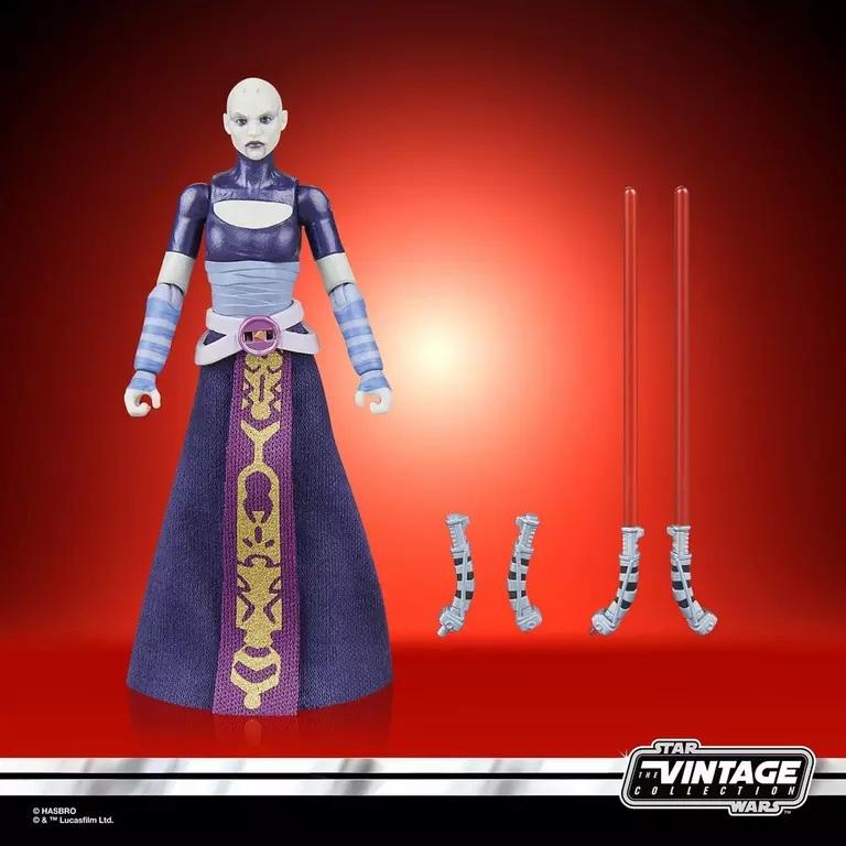 THE CLONE WARS - Asajj Ventress - Figurine Vintage Collection 10cm - 6
