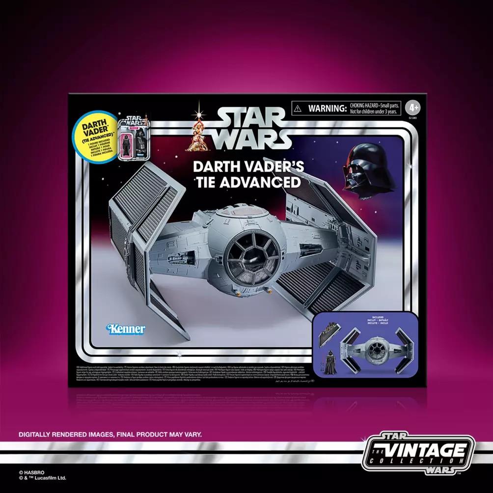 STAR WARS - Darth Vader's Tie Advanced - Figure Vintage Coll. 10cm - 2