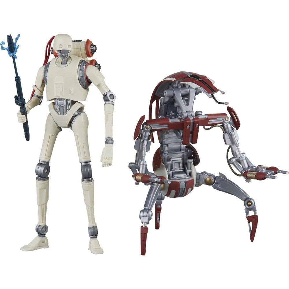 STAR WARS Jedi Survivor - KX Security Droid & Droideka 2Pk Figure 15cm - 2