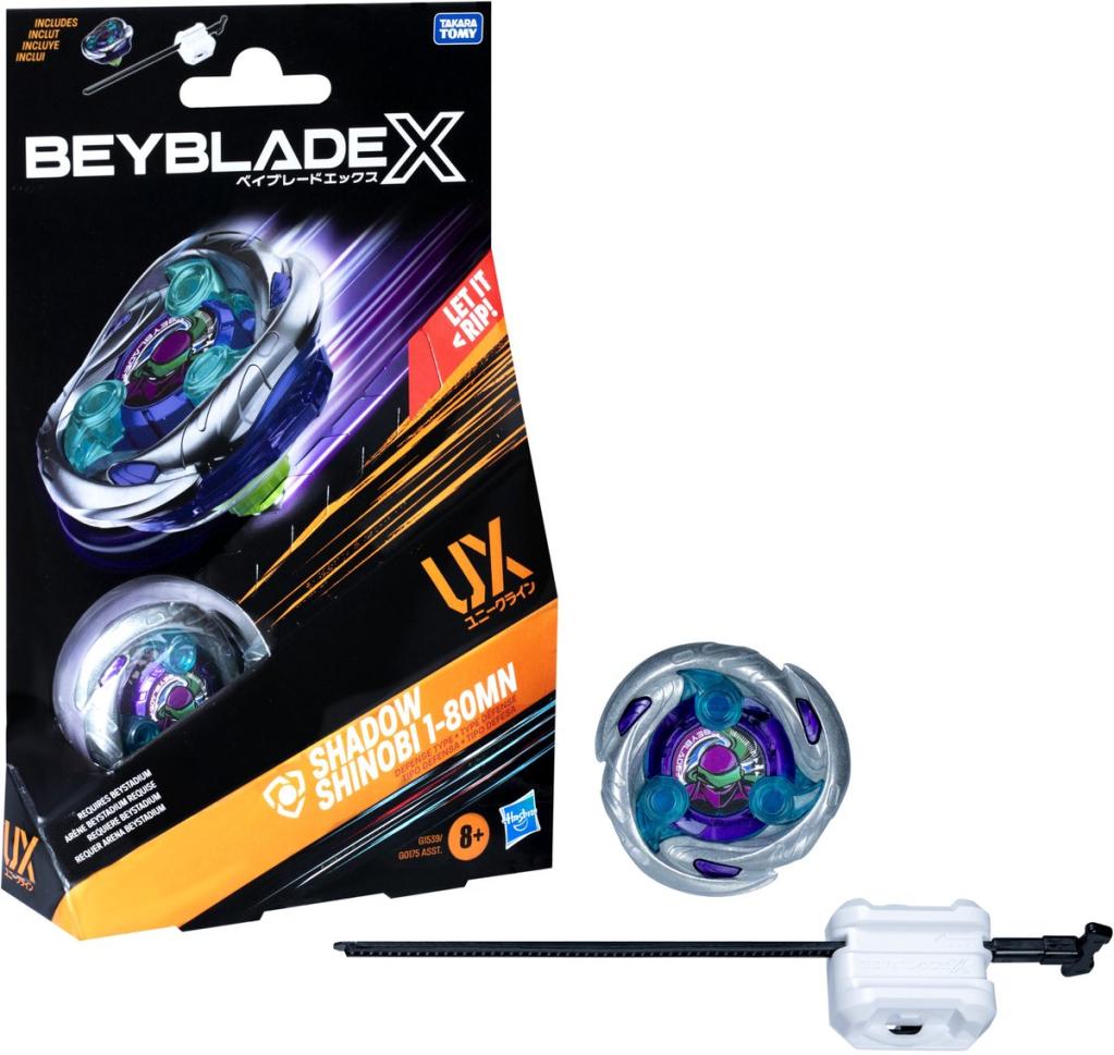 BEYBLADE X - Shadow Shinobi 1-80MN UX Starter Pack : ShopForGeek