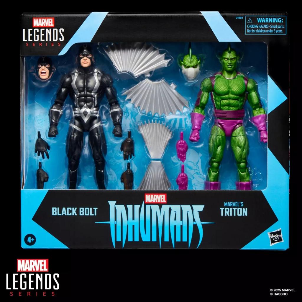 MARVEL - Inhumans Black Bolt & Triton - Figurine Legend Series 15cm - 2
