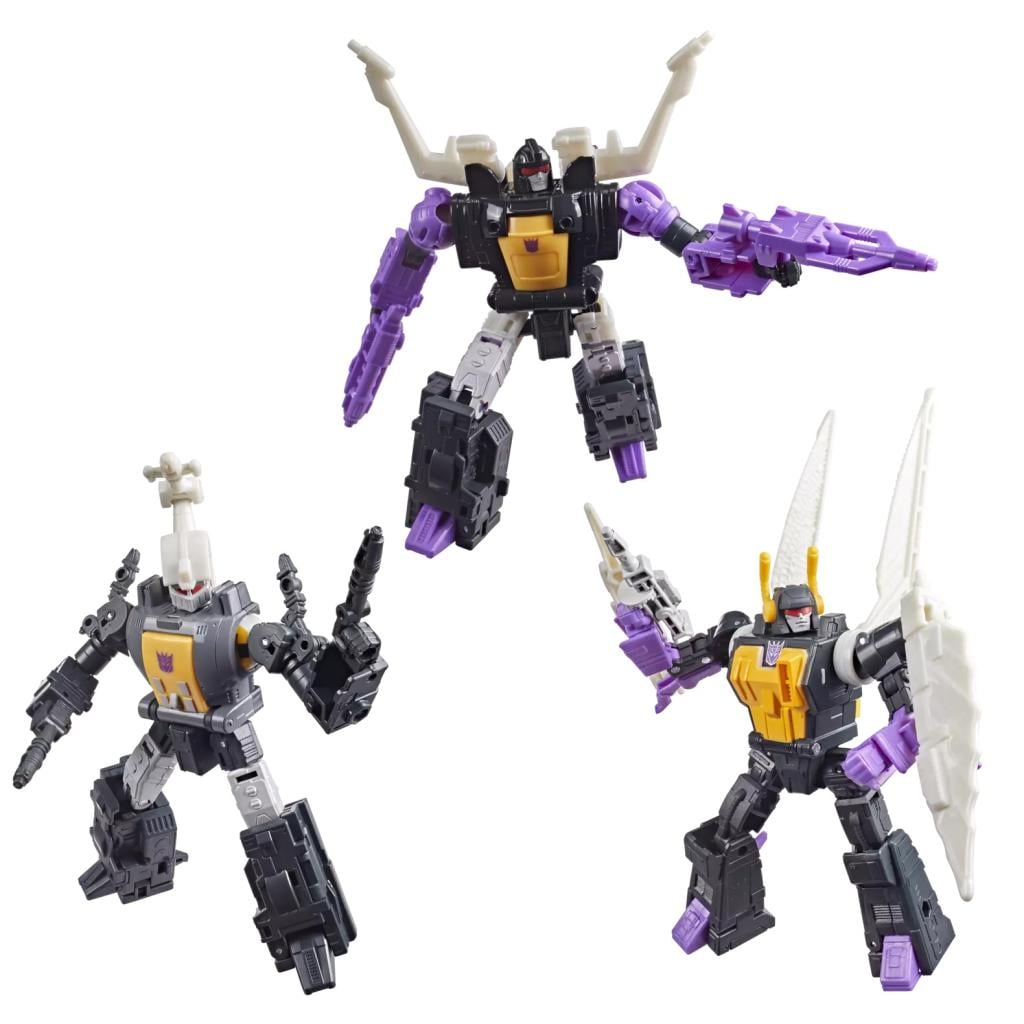 TRANSFORMERS - Bombshell, Shrapnell & Kickback - Figure MTME 14cm - 2
