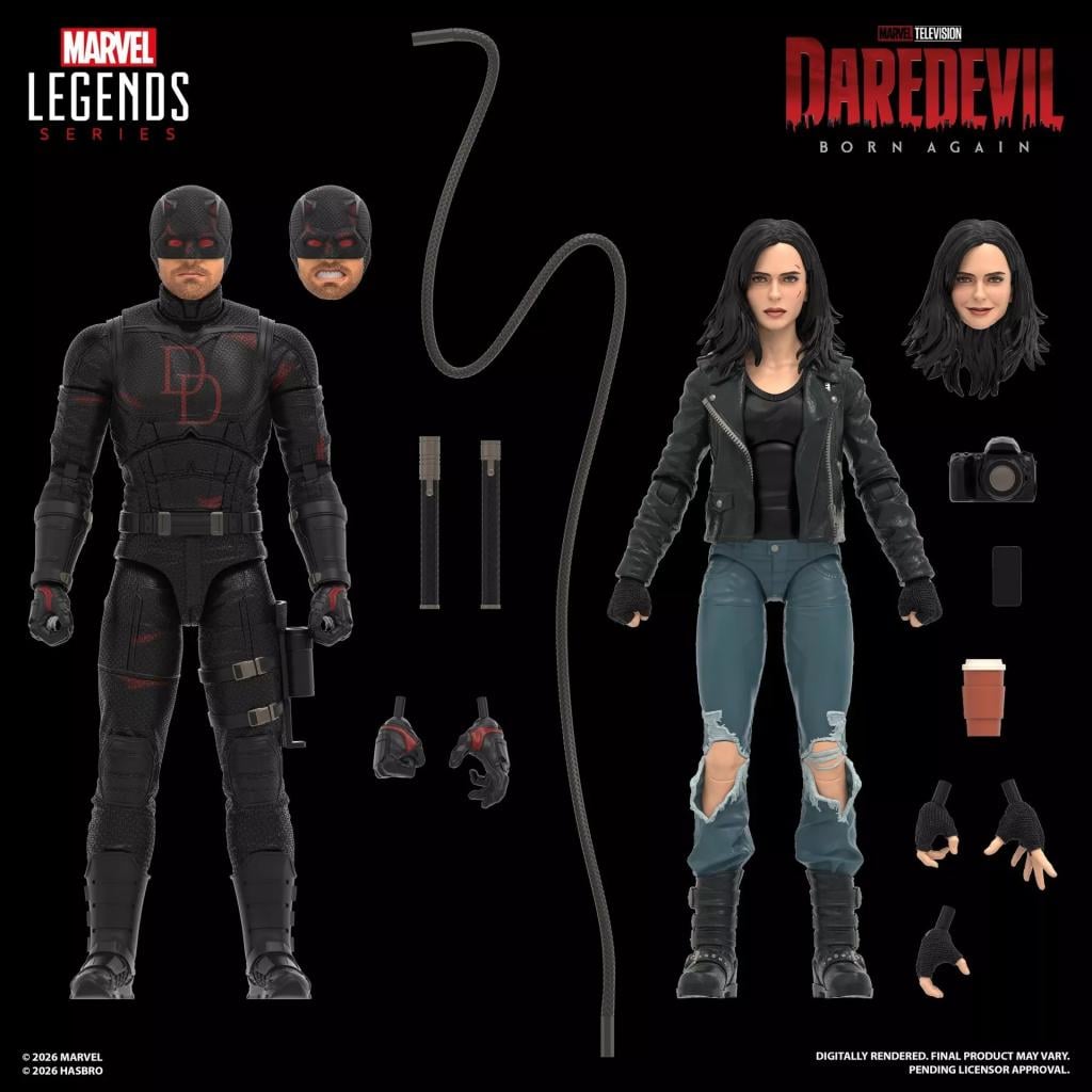MARVEL - Daredevil & Jessica Jones - Figure Legend Series 15cm - 6