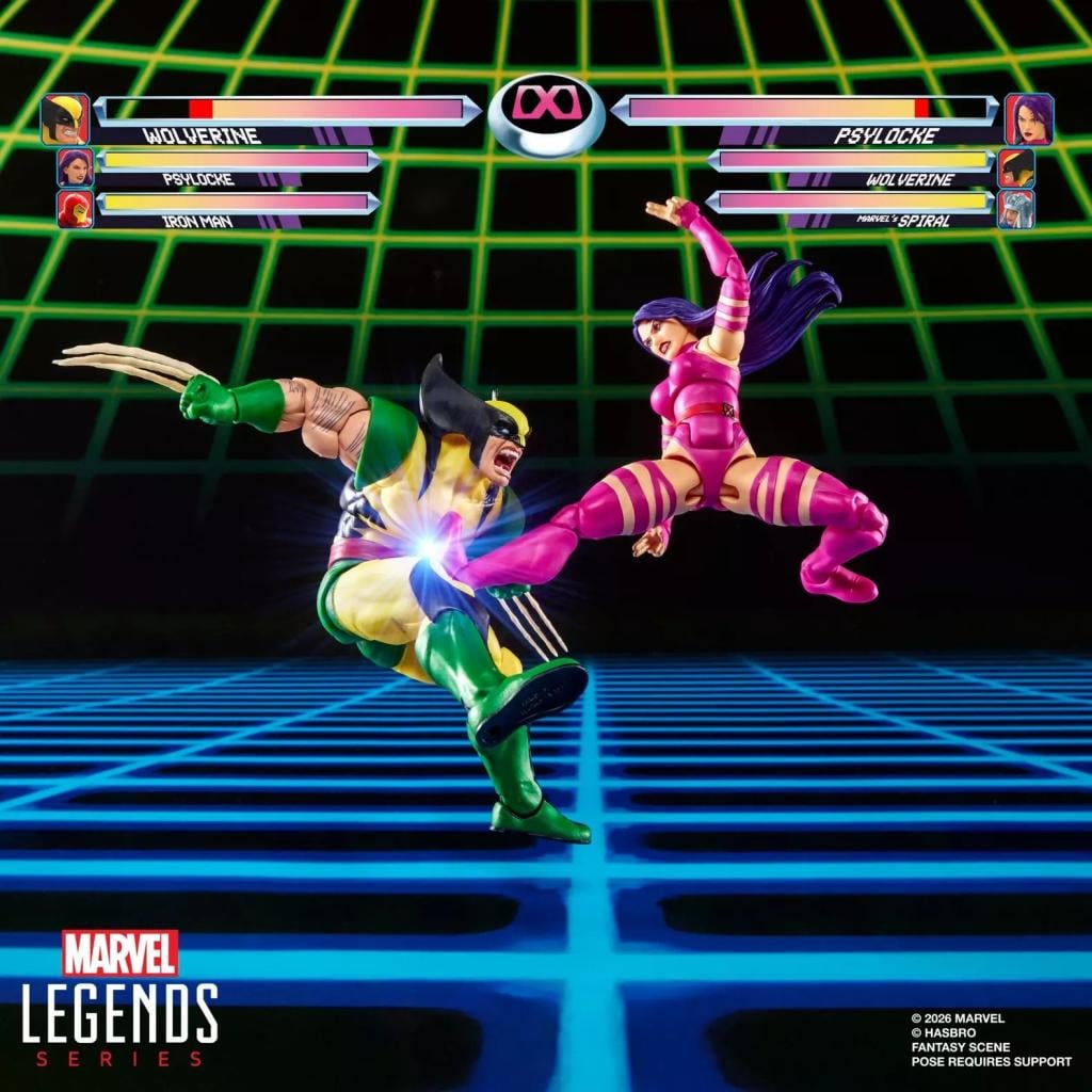 MARVEL - Wolverine vs Psylocke - Figurine Legends Series 15cm - 3