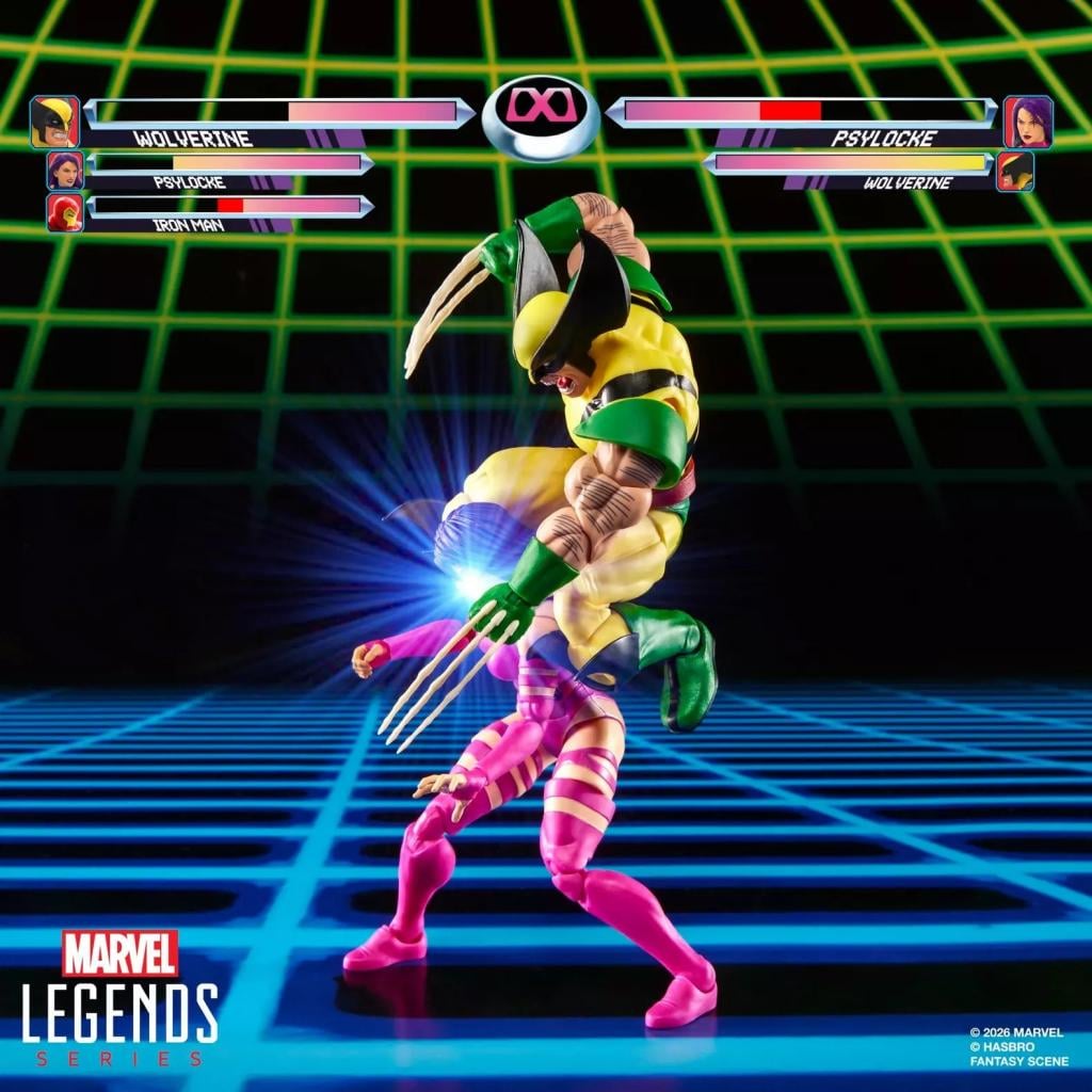 MARVEL - Wolverine vs Psylocke - Figurine Legends Series 15cm - 4