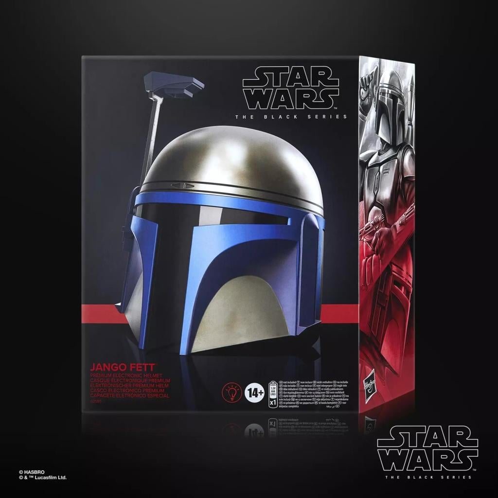 STAR WARS - Electronic Helmet Jango Fett Black Series - 3