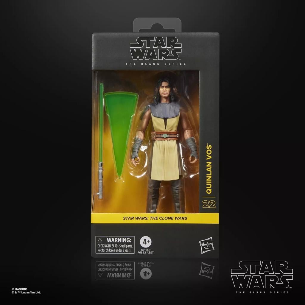STAR WARS THE CLONE WARS - Quinlan Vos - Figure Black Series 15cm - 2