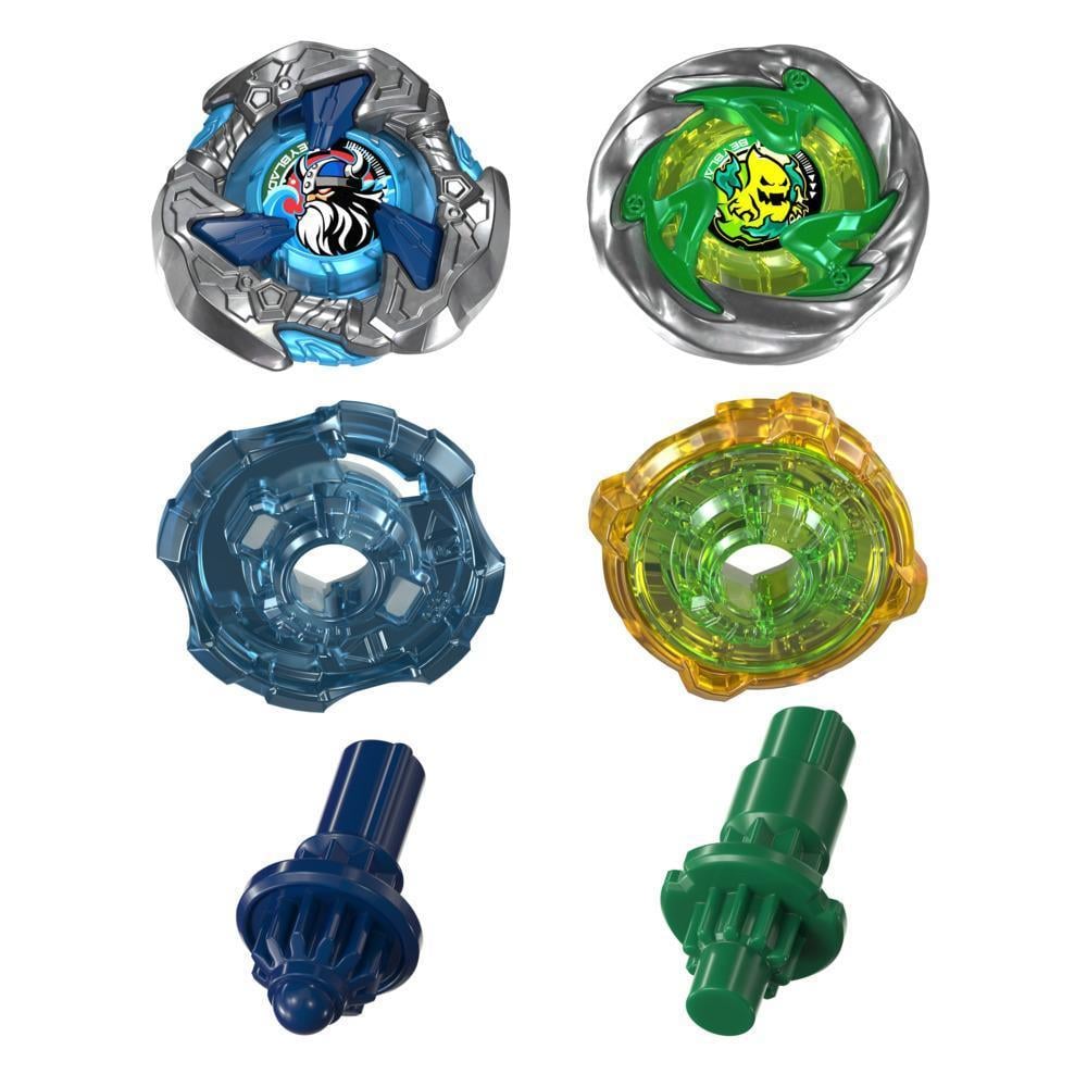 BEYBLADE X - Hack Viking 4-55O & Circle Ghost 4-60LR - 6