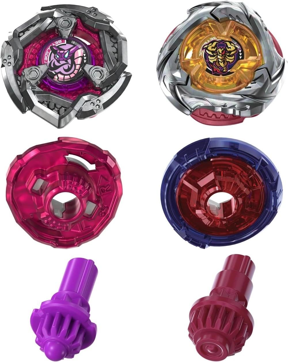 BEYBLADE X - Tail Viper 3-85LO & Spear Scorpio 0-70Z - 5
