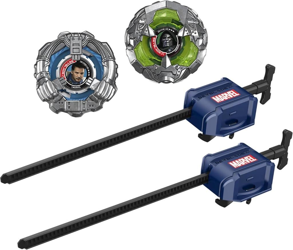 BEYBLADE X - Mister Fantastic 9-65A & Doctor Doom 0-80LO - 2