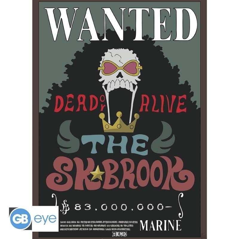 ONE PIECE - Wanted Chopper & Brook - Set 2 posters '52x38' - 2