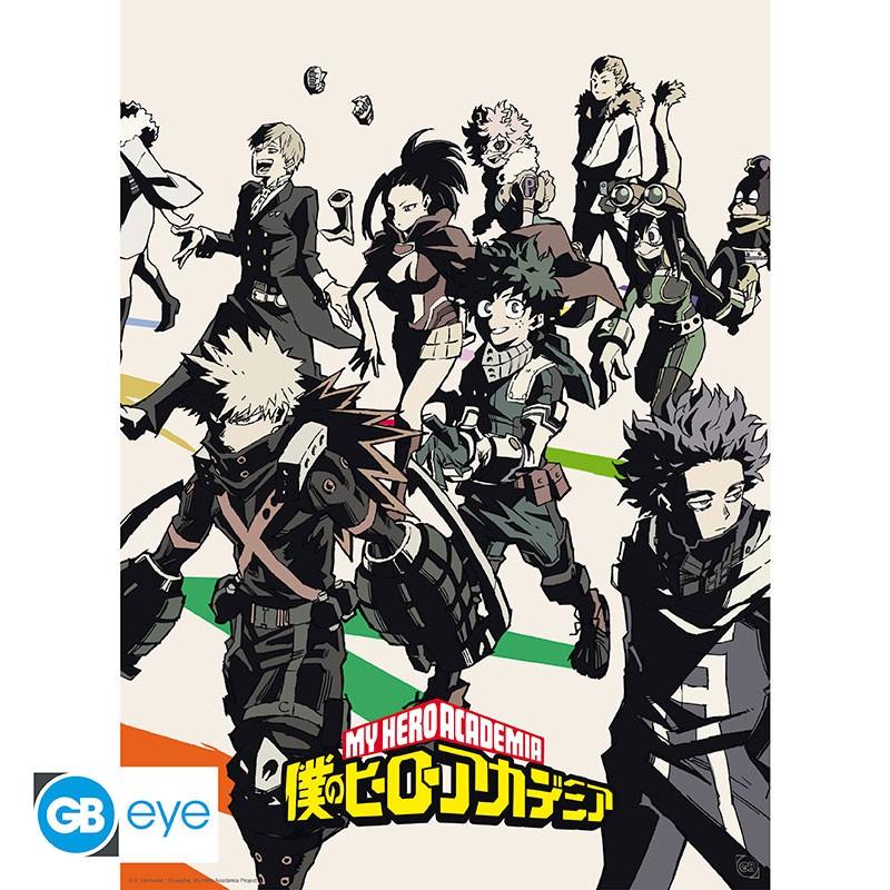 MY HERO ACADEMIA - Héros / Villains - Set 2 posters '52x38' - 2