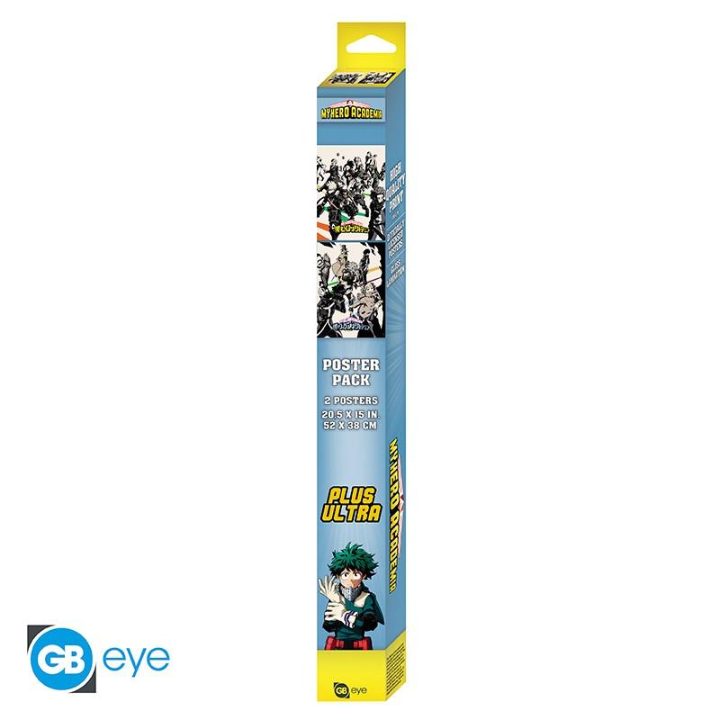 MY HERO ACADEMIA - Héros / Villains - Set 2 posters '52x38' - 4
