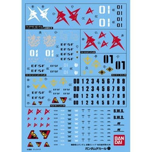 Autocollants Gundam Décalcomanies HGUC Earth Federation MS2 - Échelle 1/144 - Pour Customiser Vos Modèles Gunpla