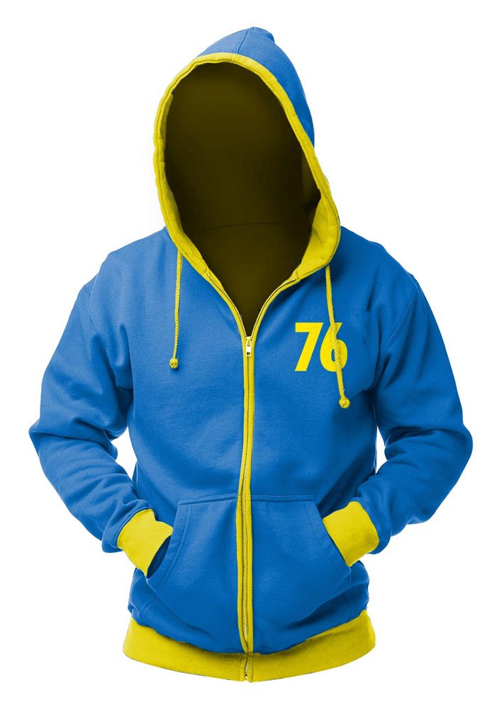 FALLOUT - Zip Hoodie Vault 76 (M) : ShopForGeek.com: T-Shirt Fallout