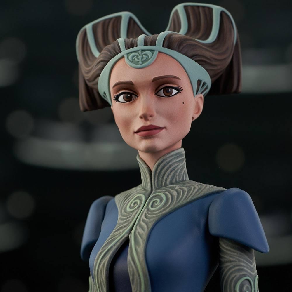 STAR WARS THE CLONE WARS Padme Amidala Bust 15cm Figurines Gentle Giant