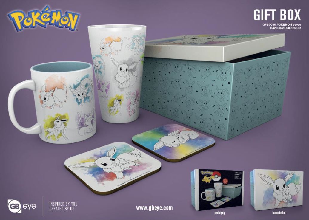POKEMON - Giftbox - Pint, mug & 2 coasters - Eevee_IMAGE_1
