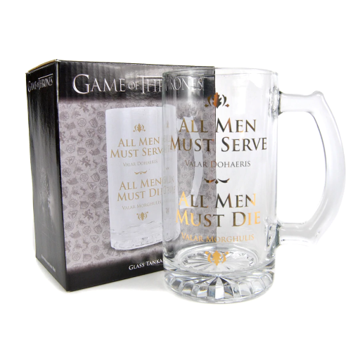 GAME OF THRONES - Glass Tankard - Belongs To The King_IMAGE_1