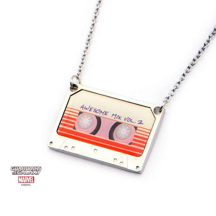 LES GARDIENS DE LA GALAXIE - Cassette Awesome Mix - Collier Pendentif - 2
