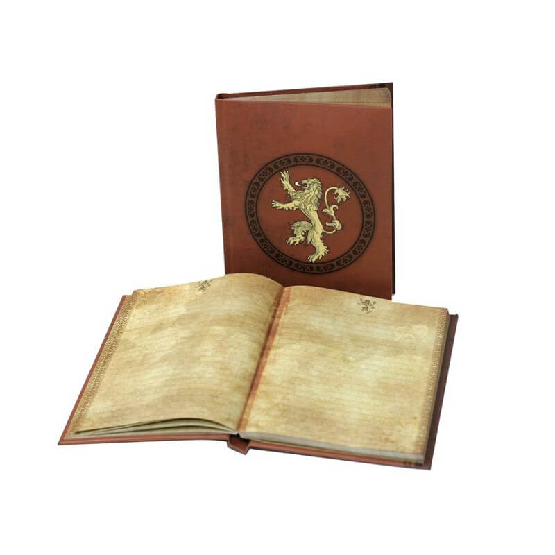 GAME OF THRONES Notebook W/Light Lannister