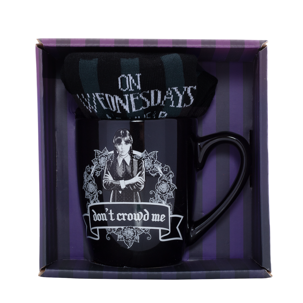 MERCREDI - Wear Balck - Mug 315ml et Chaussettes Femme 36-41 - 2