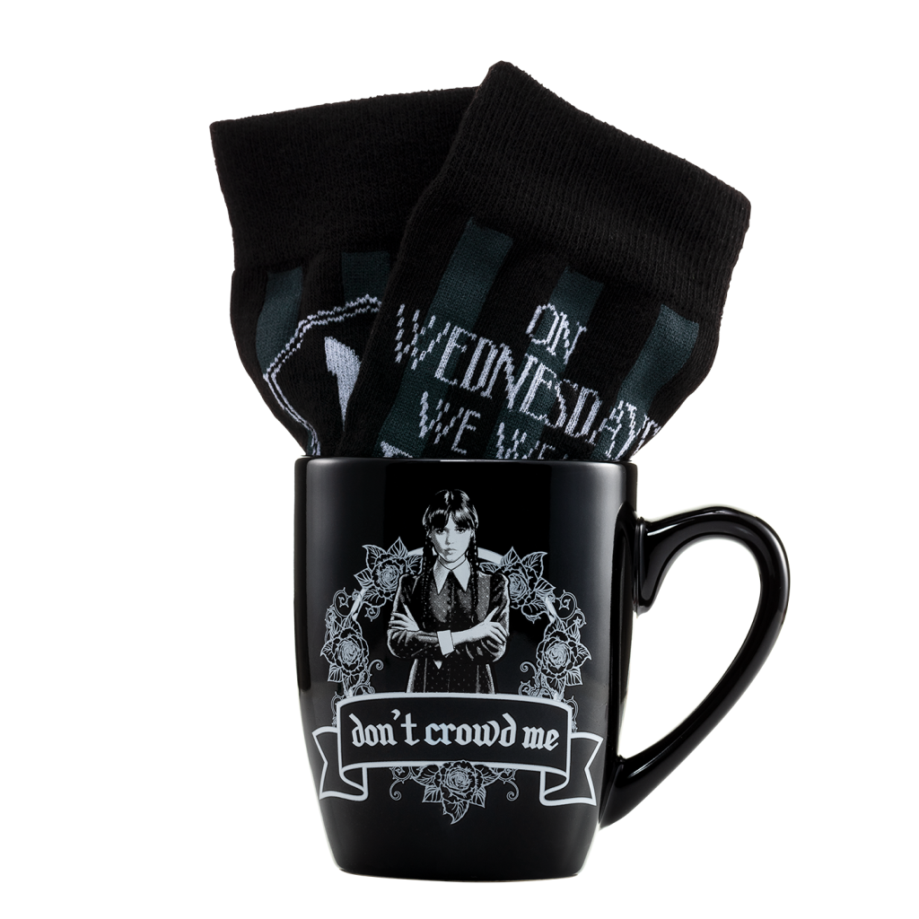 MERCREDI - Wear Balck - Mug 315ml et Chaussettes Femme 36-41 - 3