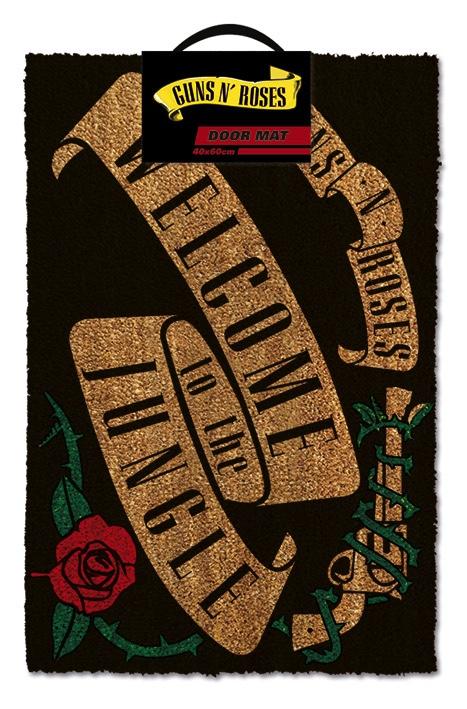【美品！】GUNS N' ROSES/WELCOME TO THE JUNGLE GUNS N' ROSES - Door Mat 40X60 -Welcome To The Jungle
