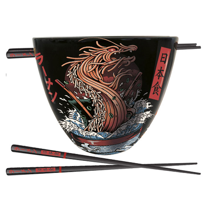 ILUSTRATA Dragon ramen Bowl Ramen Set Bowl