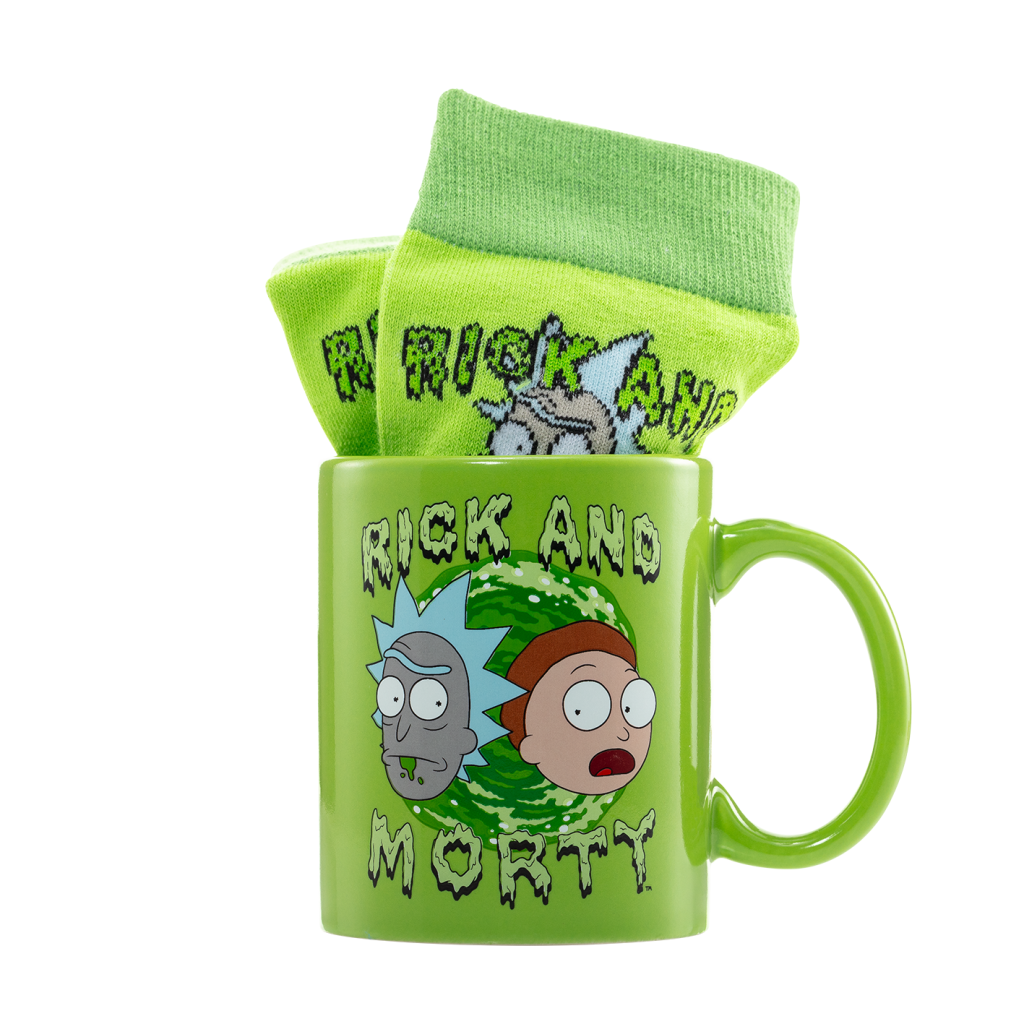 RICK & MORTY - Rick et Morty - Mug 315ml et Chaussettes 41-45 - 3