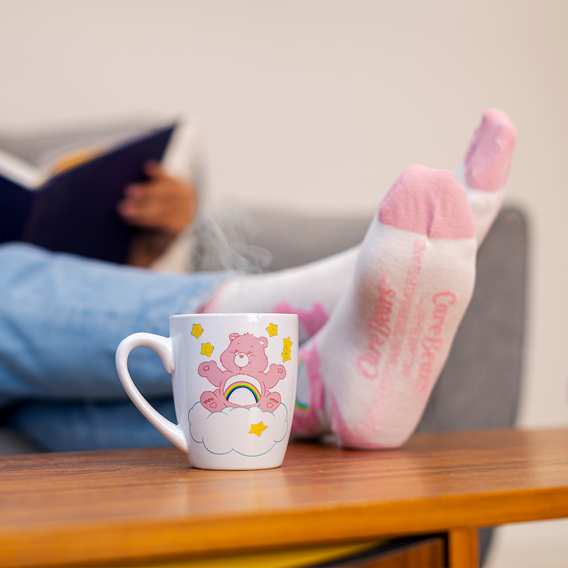 LES BISOUNOURS - Cheer Bear - Mug 315ml et Chaussettes Femme 36-41 - 3