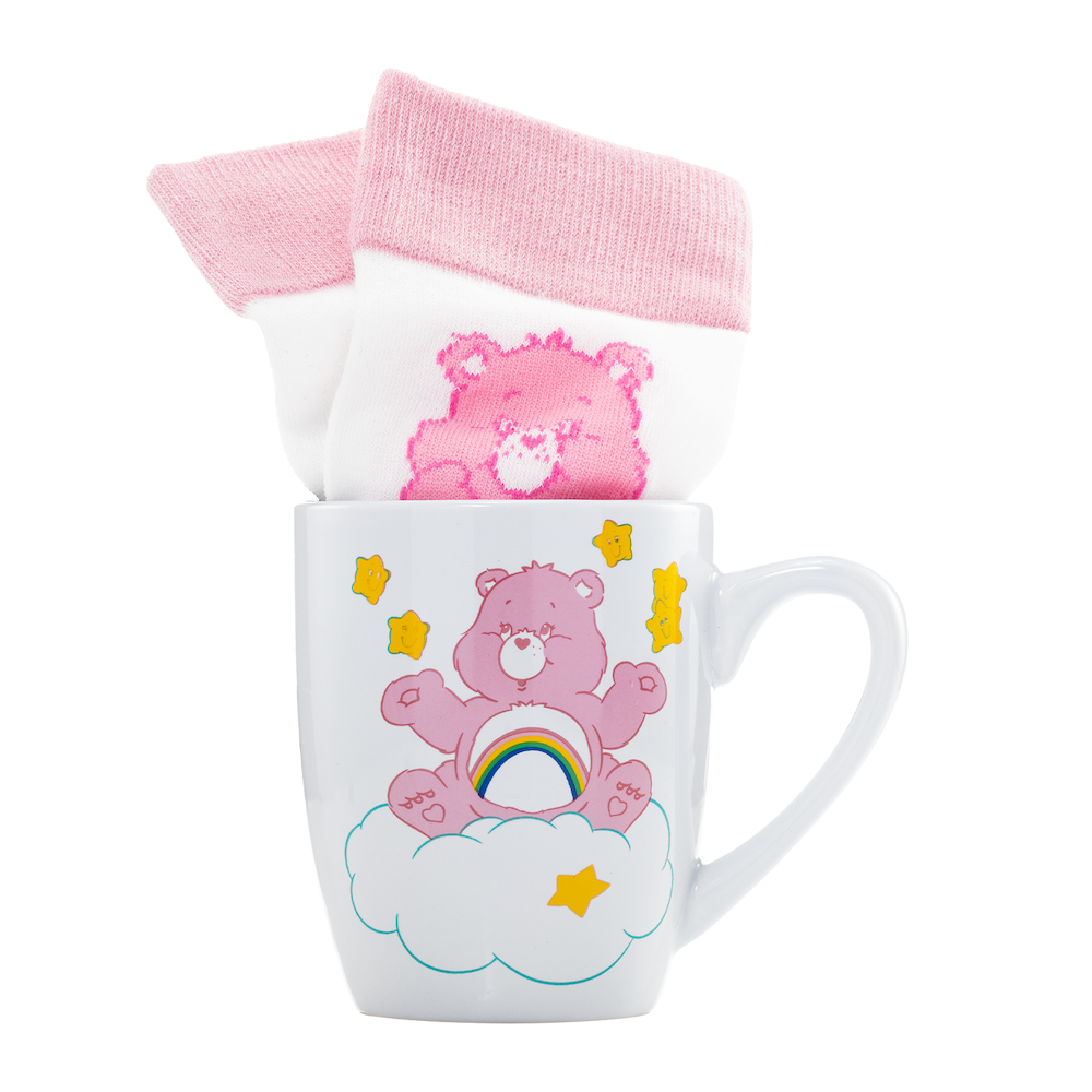 LES BISOUNOURS - Cheer Bear - Mug 315ml et Chaussettes Femme 36-41 - 4