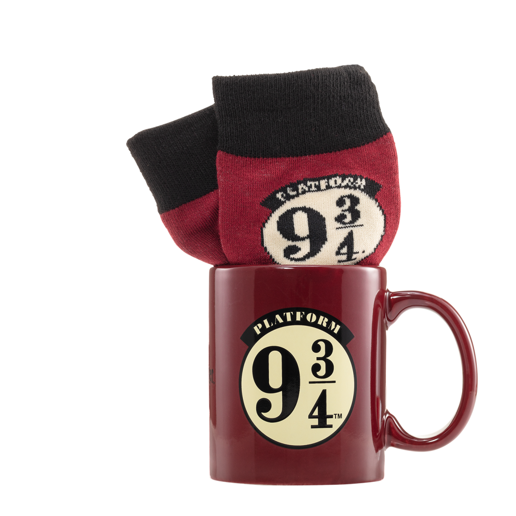 HARRY POTTER - Plateforme 9 3/4 - Mug 315ml et Chaussettes 41-45 - 2
