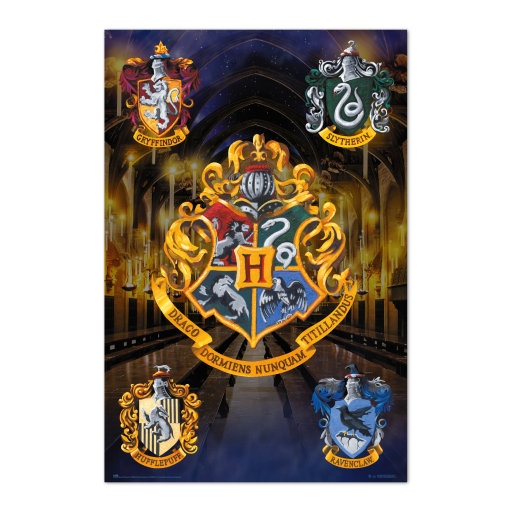 HARRY POTTER - Hogwarts 's Shield - Poster 61x91cm_IMAGE_1