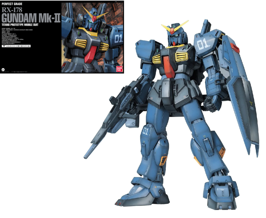 GUNDAM - Model Kit - Perfect Grade - Titans Black RX-178 MK II - 1 