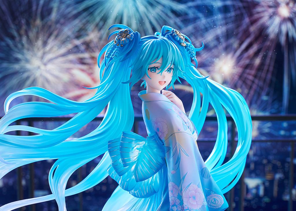 HATSUNE MIKU - Hatsune Miku Music & Fire Works - Statue 1/7 23cm - 5