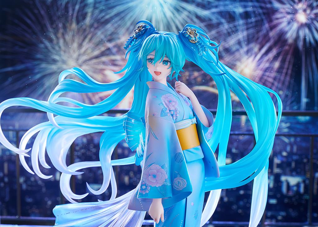 HATSUNE MIKU - Hatsune Miku Music & Fire Works - Statue 1/7 23cm - 6
