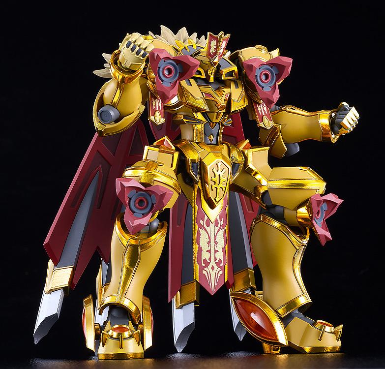 KNIGHT'S & MAGIC -Goldleo -Plastic Model Kit Moderoid Royal Metal 13cm - 4