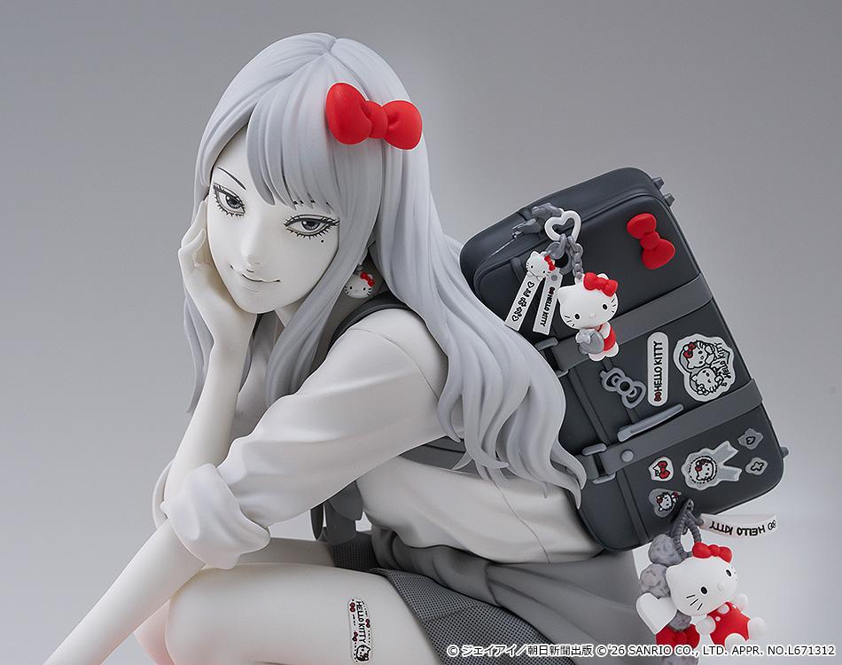 JUNJI ITO X HELLO KITTY - Gyaru Tomie x Hello Kitty - Statuette 14cm - 4