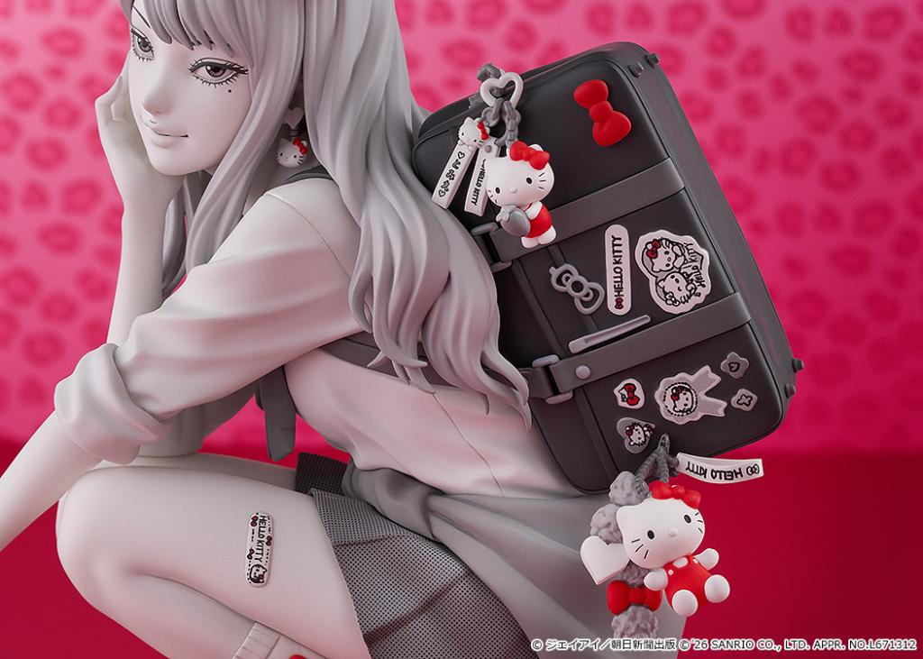 JUNJI ITO X HELLO KITTY - Gyaru Tomie x Hello Kitty - Statuette 14cm - 5