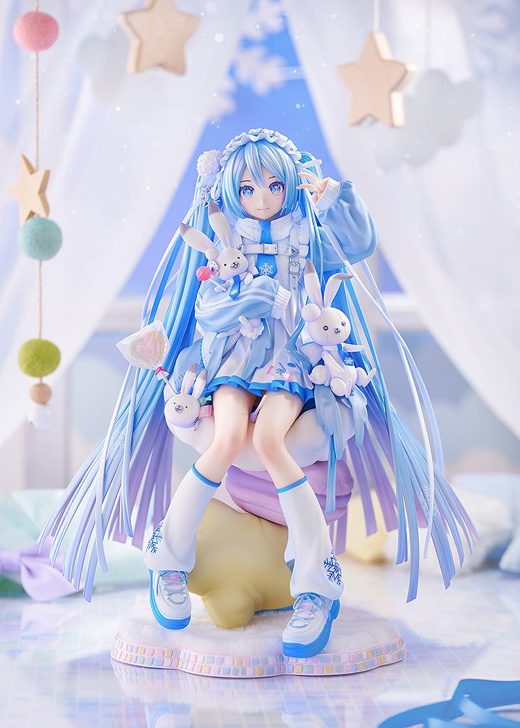 HATSUNE MIKU - Snow Miku Yukiiro Pop - Statuette 1/7 24cm - 4
